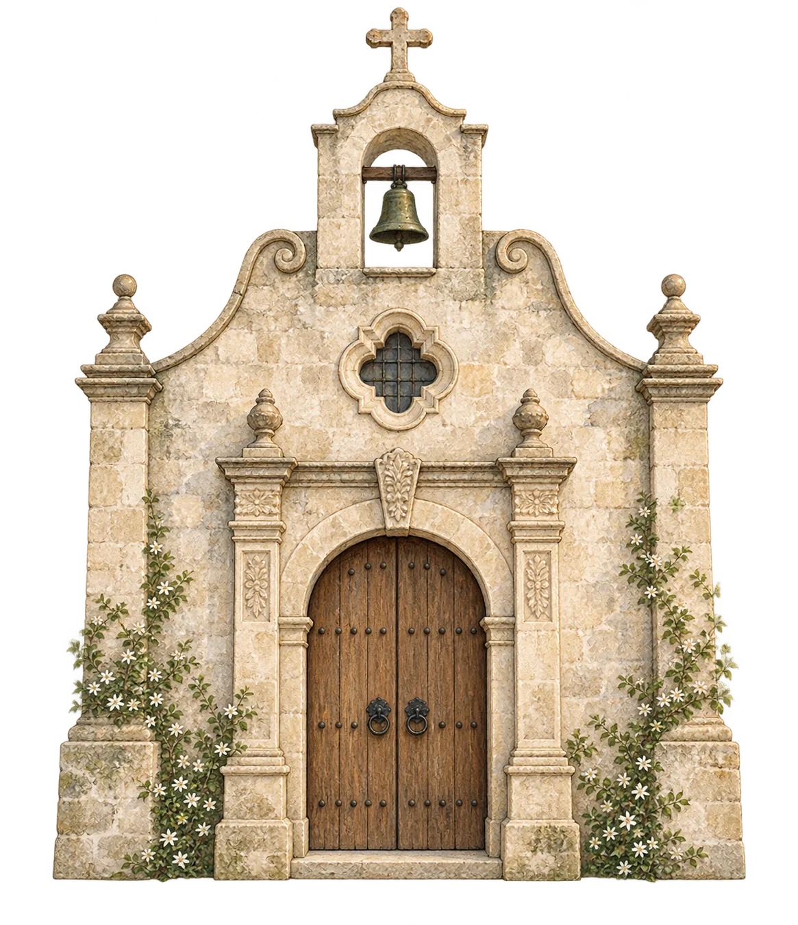 Ilustración de una capilla de muestra